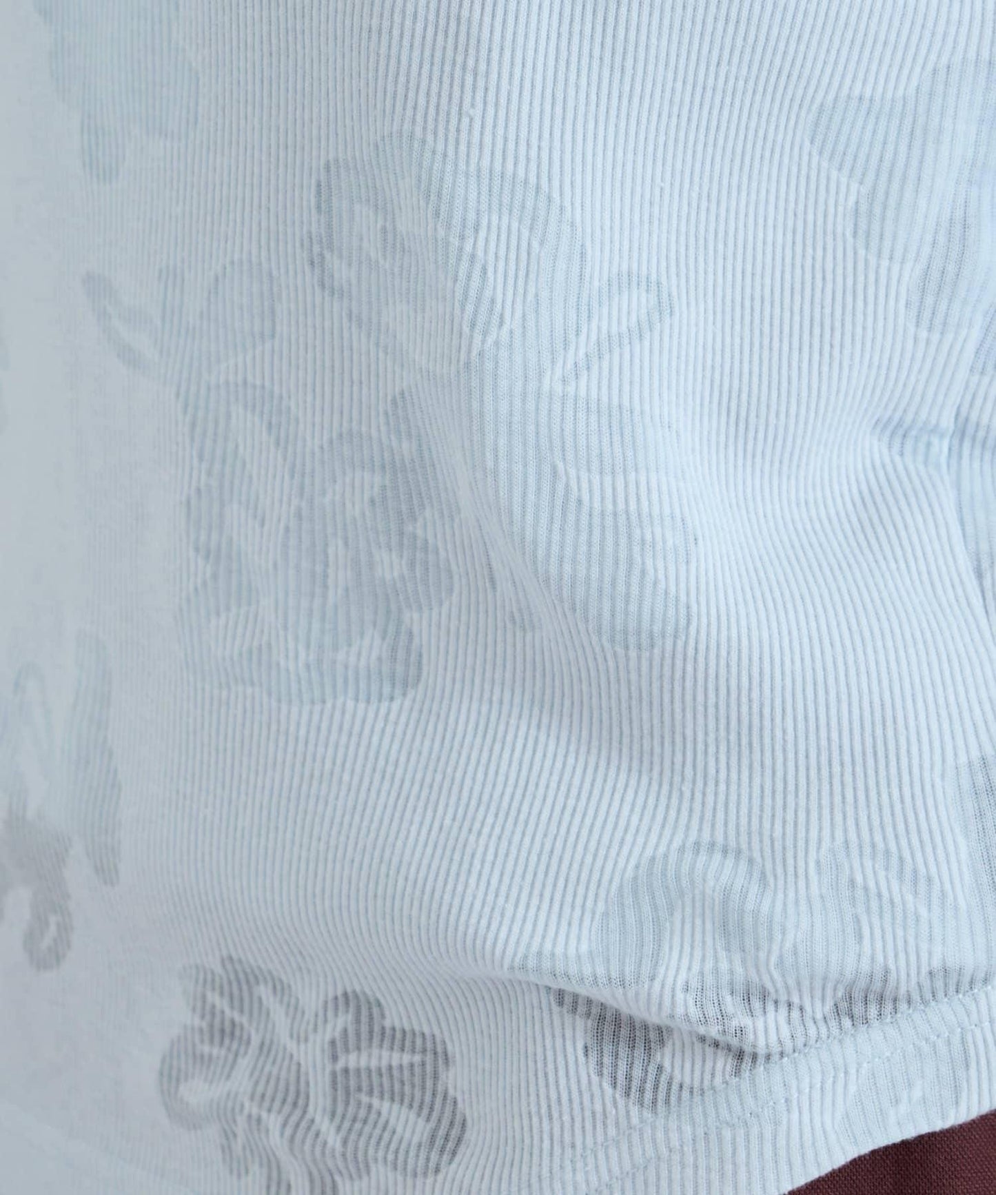 【Kastane】花卉圖案歐帕爾剪裁上衣套裝