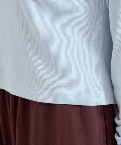 【Kastane】花卉圖案歐帕爾剪裁上衣套裝