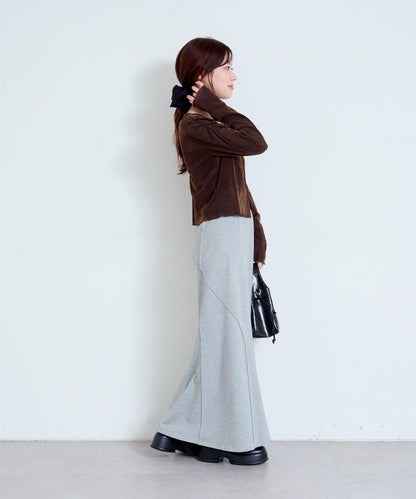 【/2尺碼可選】條紋天鵝絨植絨兩穿開衫