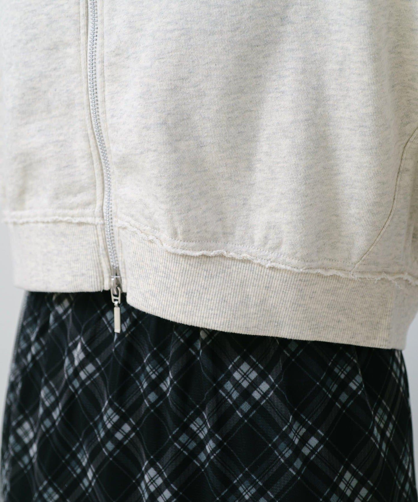 【Kastane】雙拉鍊衛衣連帽衫