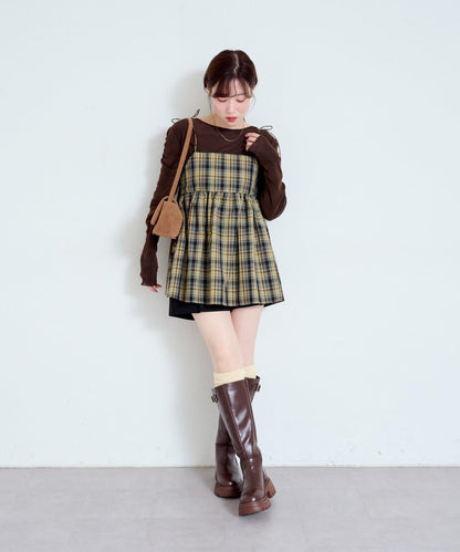 【/2尺碼可選】條紋天鵝絨植絨兩穿開衫