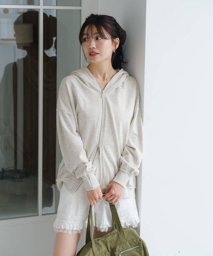 【Kastane】雙拉鍊衛衣連帽衫