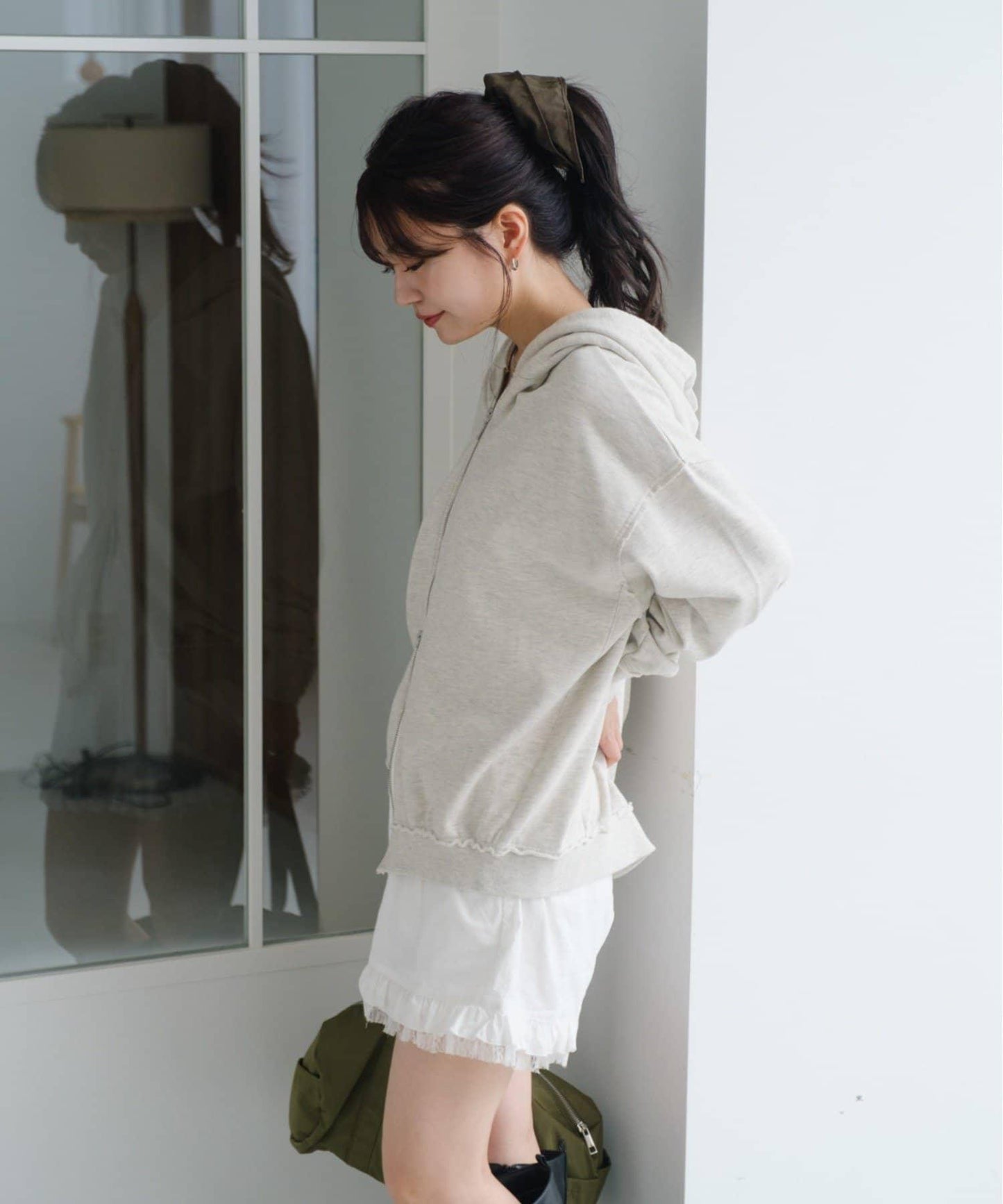 【Kastane】雙拉鍊衛衣連帽衫