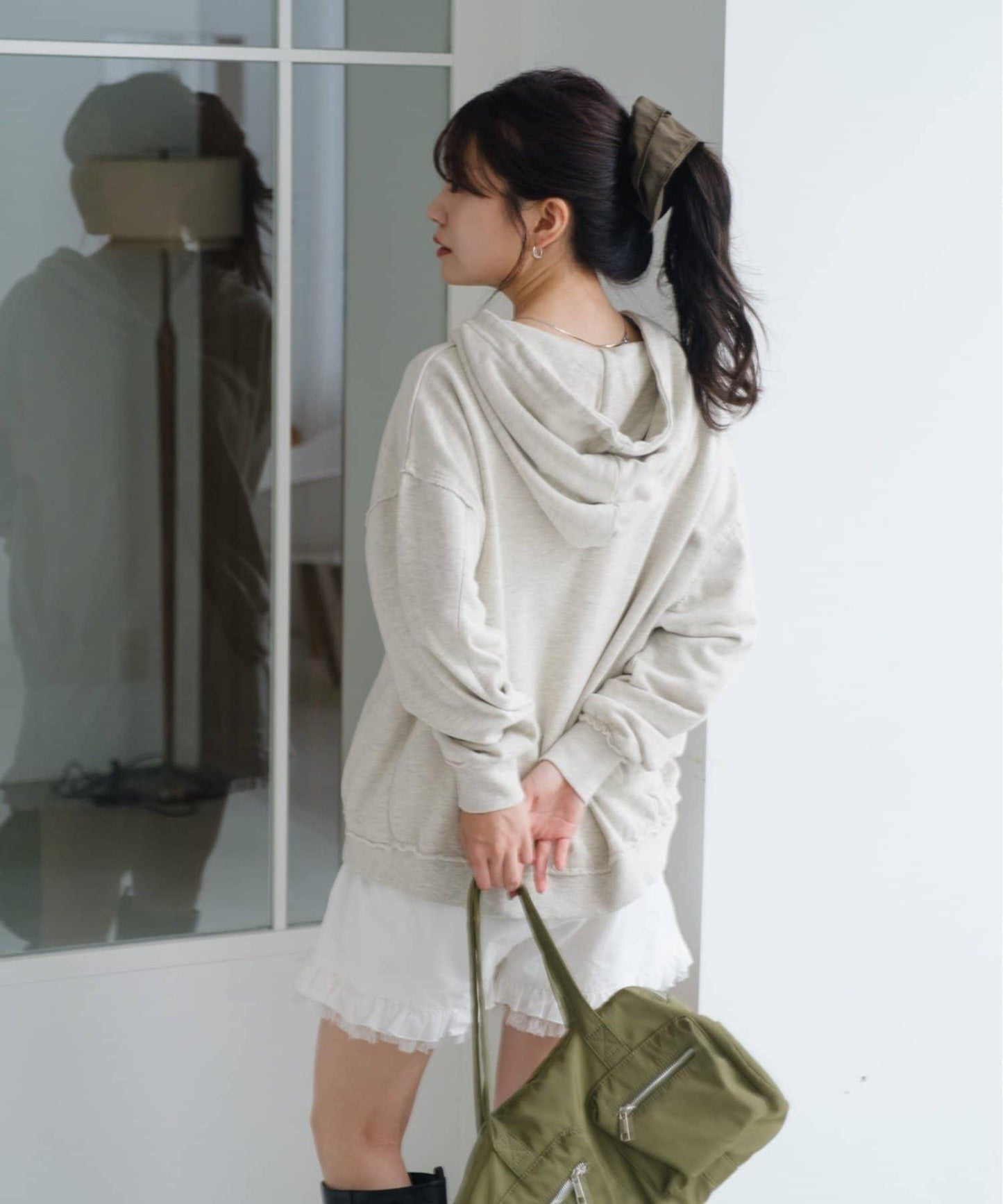 【Kastane】雙拉鍊衛衣連帽衫