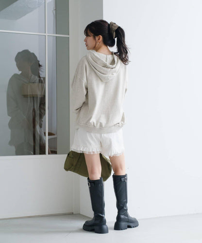 【Kastane】雙拉鍊衛衣連帽衫