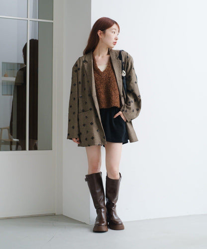 【/S.M尺碼可選】蝴蝶結紗線針織背心