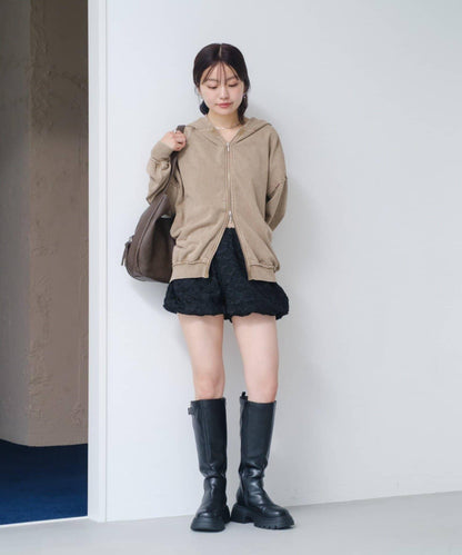 【Kastane】雙拉鍊衛衣連帽衫