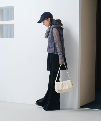 【/S.M尺碼可選】蝴蝶結紗線針織背心