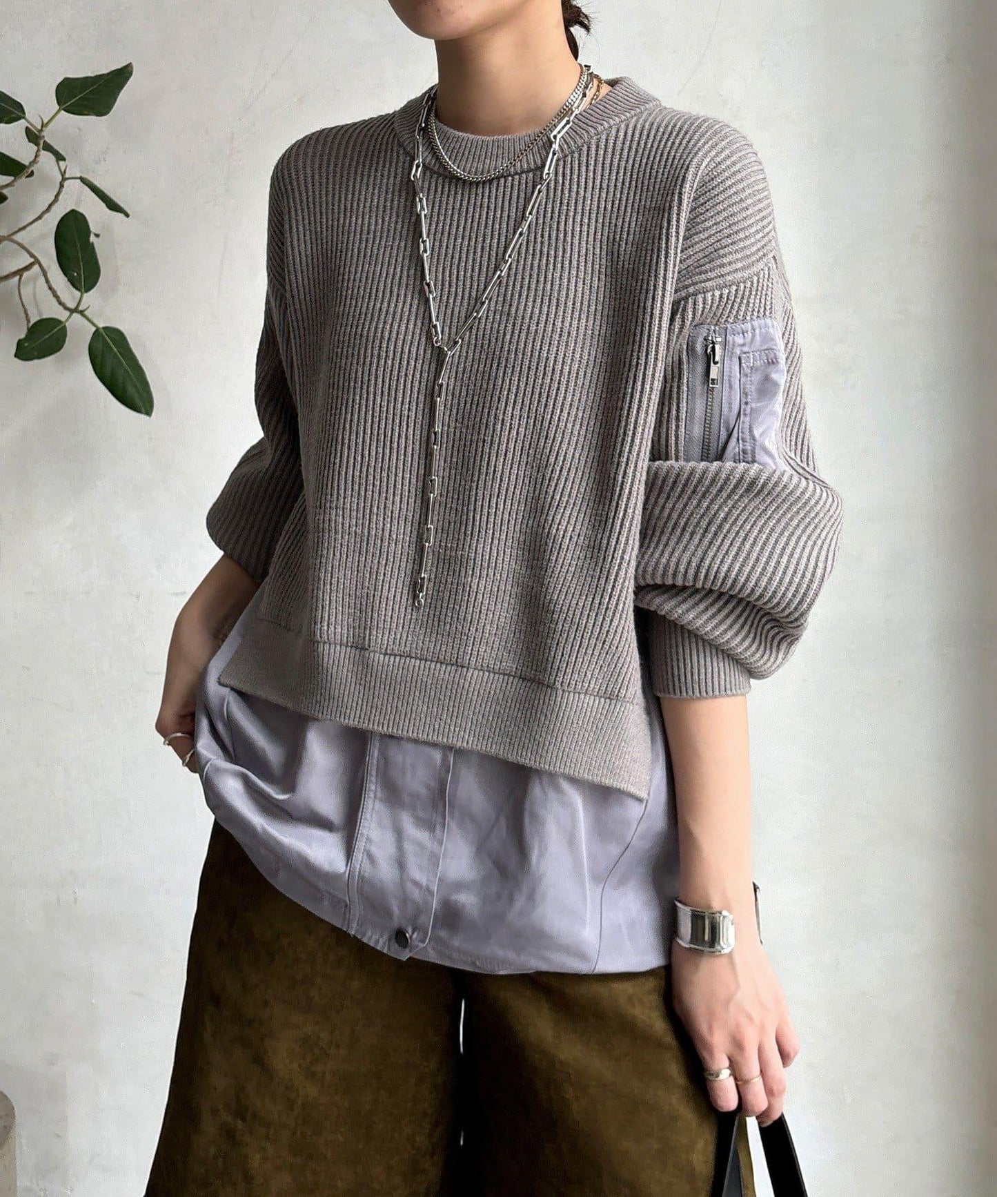 MA1口袋套頭衫