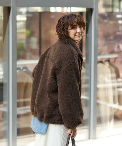 【復刻/溫暖質感】泰迪絨拉鍊大衣/預計11月上旬發貨