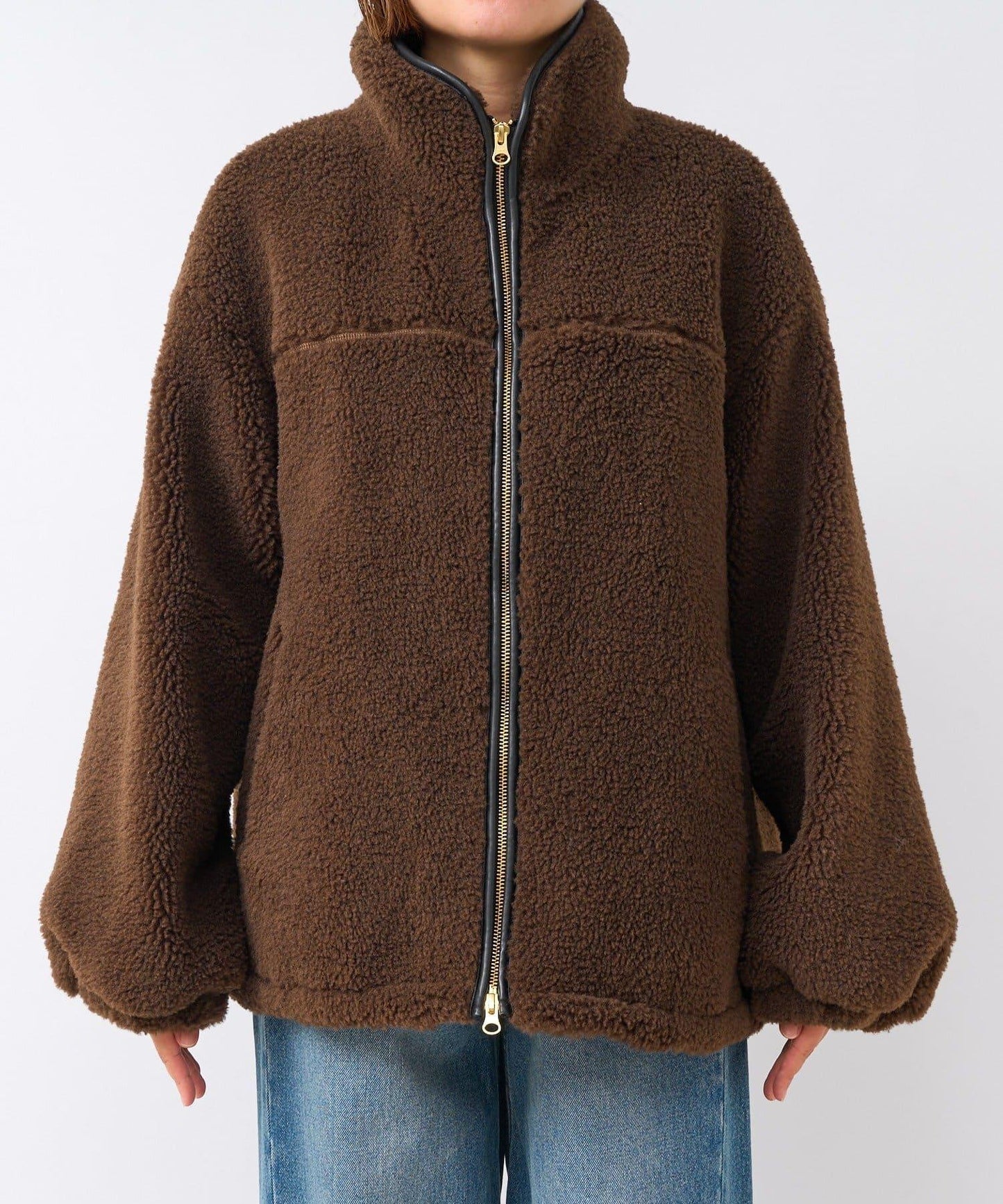 【復刻/溫暖質感】泰迪絨拉鍊大衣/預計11月上旬發貨