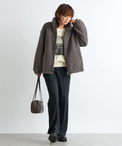 【復刻/溫暖質感】泰迪絨拉鍊大衣/預計11月上旬發貨