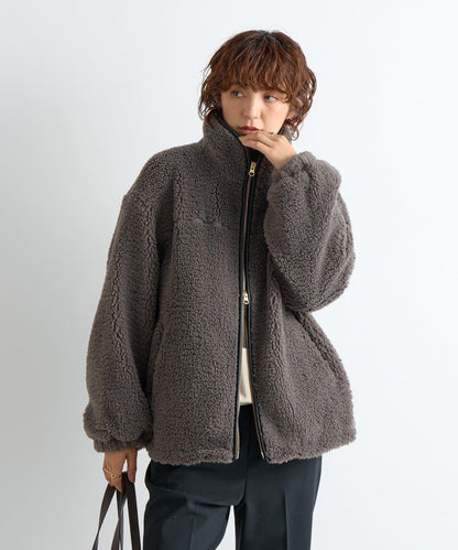 【復刻/溫暖質感】泰迪絨拉鍊大衣/預計11月上旬發貨