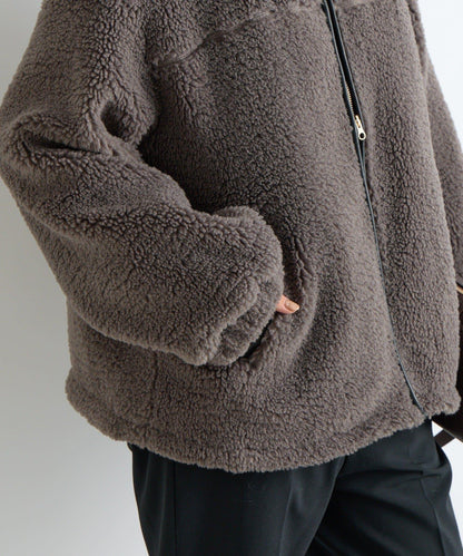 【復刻/溫暖質感】泰迪絨拉鍊大衣/預計11月上旬發貨