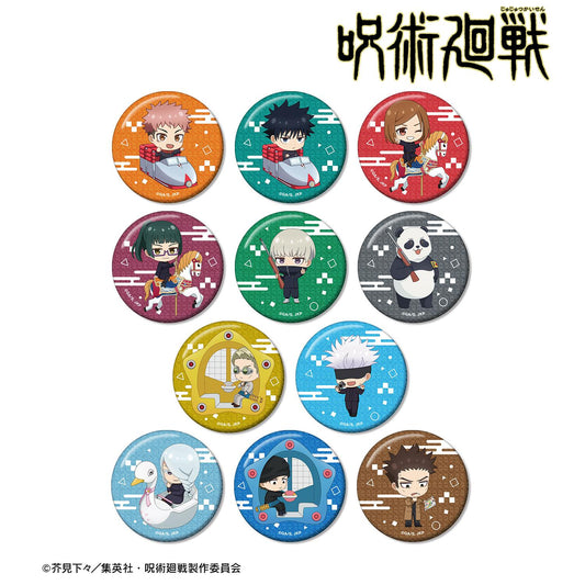 《咒術回戰》 迷你角色 遊樂園ver. 閃粉徽章（單位/盒）【全套BOX/11包入】