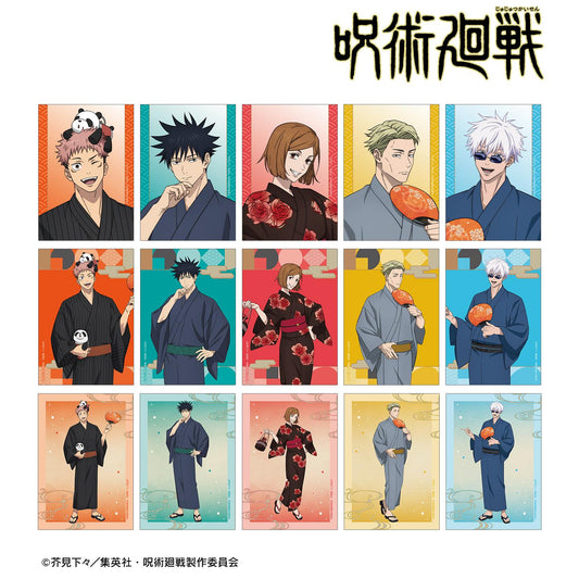 《咒術回戰》新繪浴衣版隨機寫真（單位/盒）【全套盒/15包入】