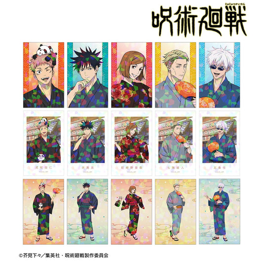 《咒術回戰》繪製 浴衣版 交易全息視覺卡（單位/盒）【全套盒/15包入】