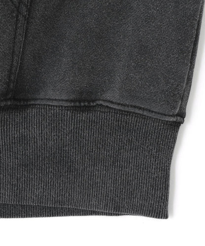 LEATHER PATCH 拉鍊連帽衛衣