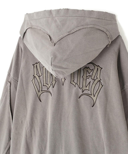 拼接連帽衛衣