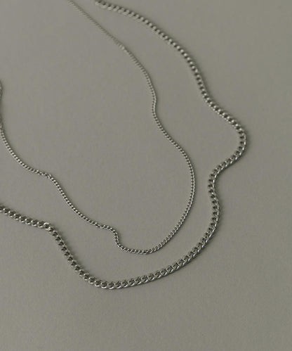 不鏽鋼雙層鏈條項鍊