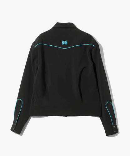 NEEDLES/牛仔風格滾邊夾克 - 聚酯雙層面料