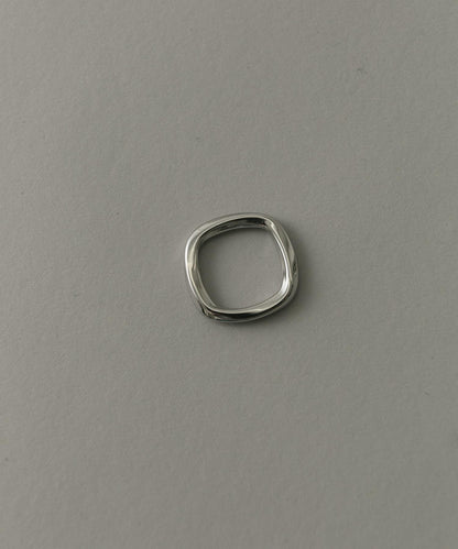 不鏽鋼方形紐扣戒指