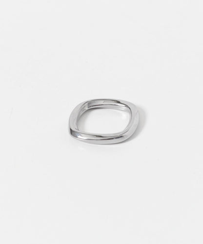 不鏽鋼方形紐扣戒指