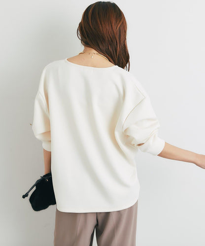 《楽ちんキレイ見え》半拉鍊針織斗篷