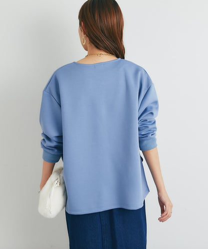 《楽ちんキレイ見え》半拉鍊針織斗篷