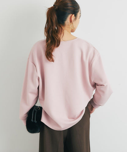 《楽ちんキレイ見え》半拉鍊針織斗篷