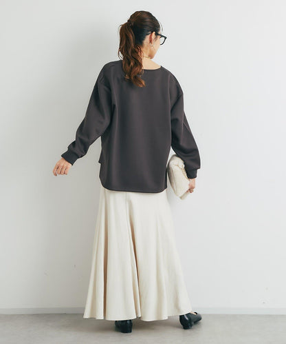 《楽ちんキレイ見え》半拉鍊針織斗篷