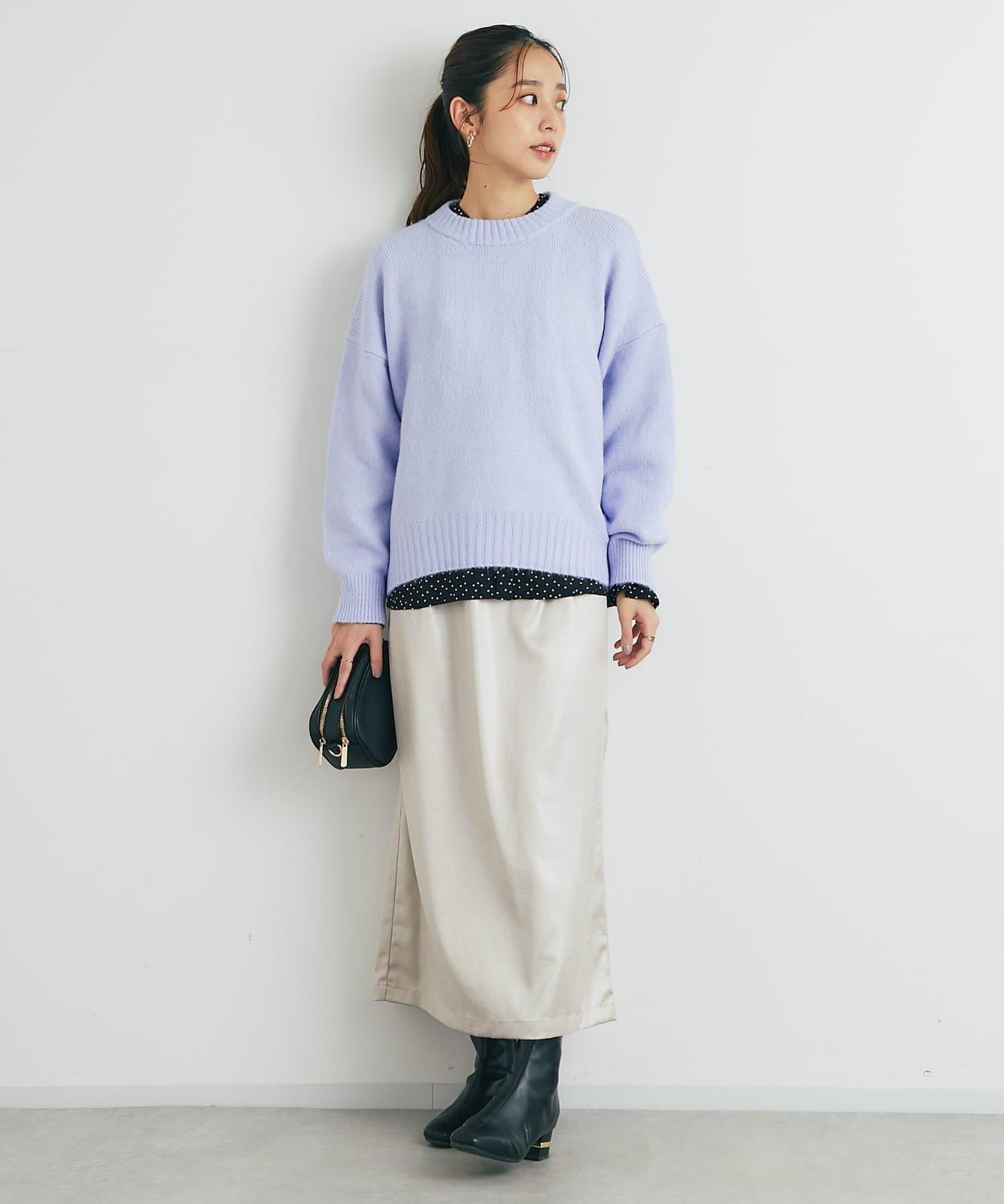 優雅氣質前襟荷葉邊雪紡襯衫