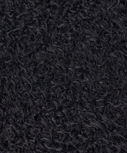 休閒風格仿羊羔絨針織拉鍊馬甲