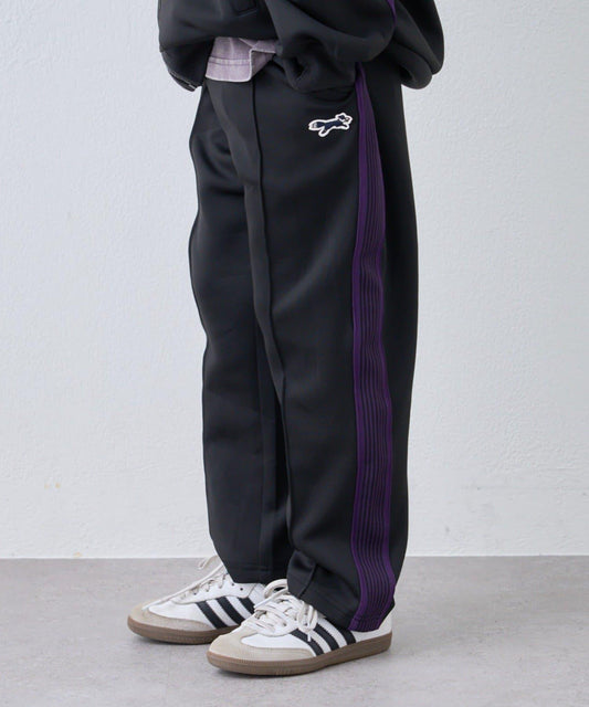 【KIDS】【FOX×TYPY】彈力針織拼接運動長褲