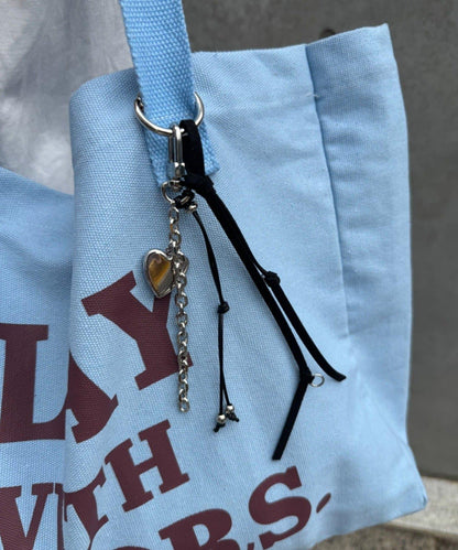 【CIAOPANIC TYPY】麂皮材質拼接設計掛飾