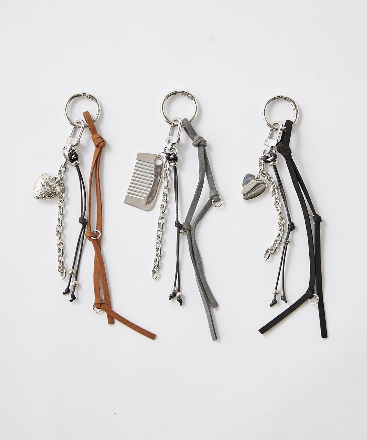 【CIAOPANIC TYPY】麂皮材質拼接設計掛飾