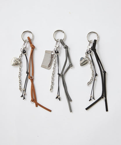 【CIAOPANIC TYPY】麂皮材質拼接設計掛飾