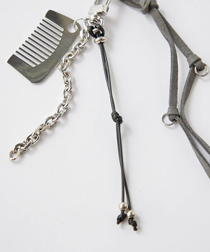 【CIAOPANIC TYPY】麂皮材質拼接設計掛飾