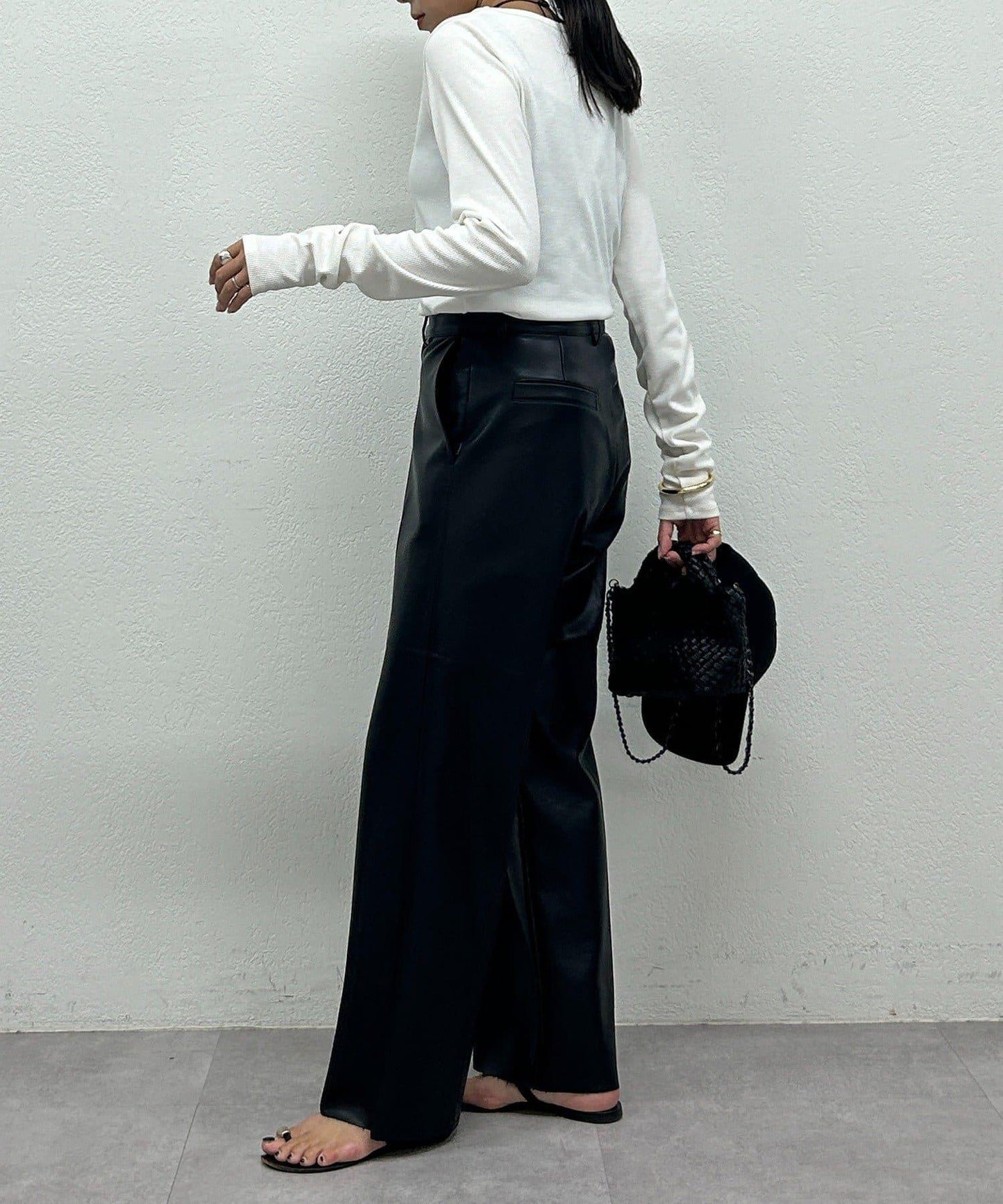 基礎羅紋長袖T恤