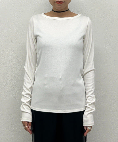 基礎羅紋長袖T恤