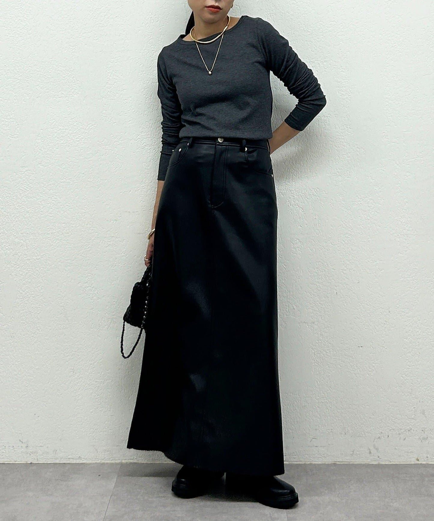 基礎羅紋長袖T恤