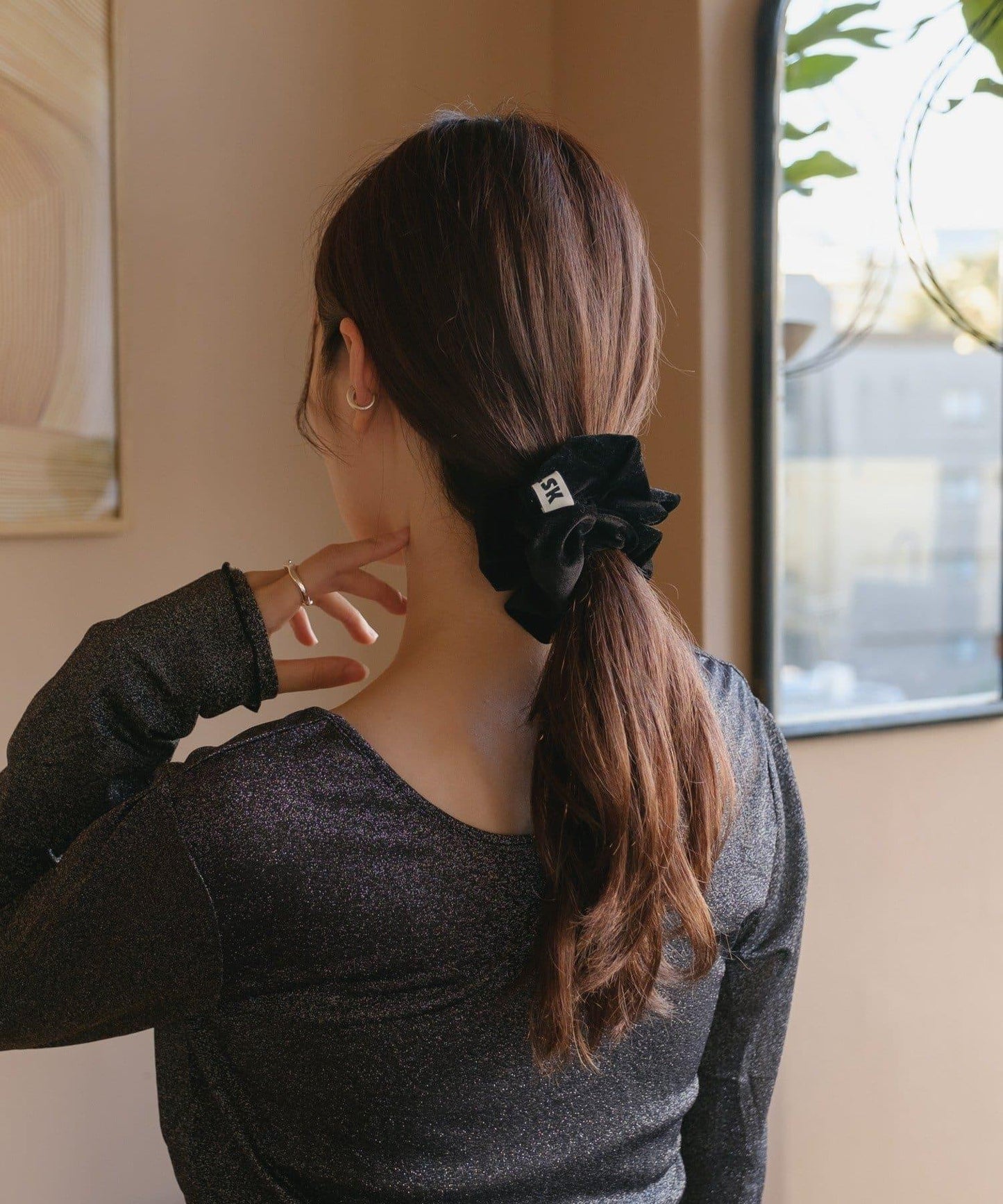 【fiw./】天鵝絨髮圈