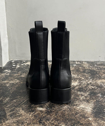 【人氣話題鞋款再度登場！】羅紋拼接短靴