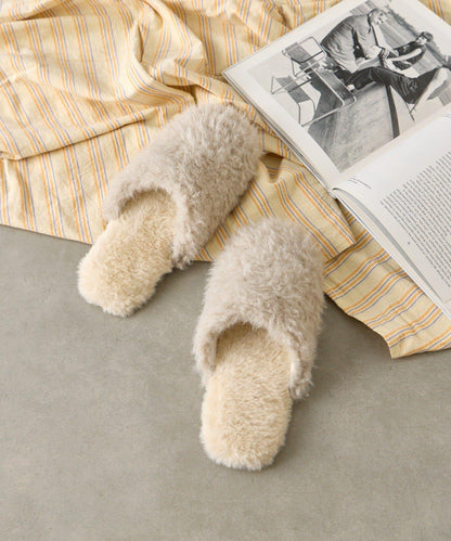 毛絨室內拖鞋