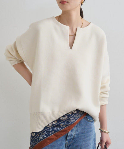 【@_shirabe.s_聯名】衛衣風翻領針織衫