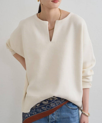 【@_shirabe.s_聯名】衛衣風翻領針織衫