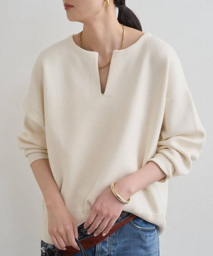 【@_shirabe.s_聯名】衛衣風翻領針織衫