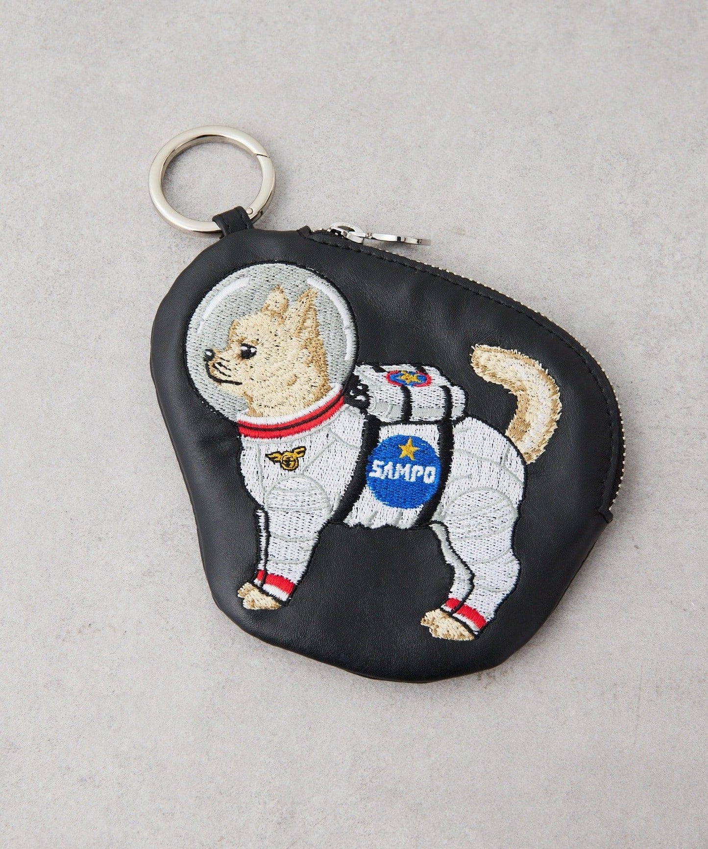 《本革》sampo×ear聯名 太空馬桶造型真皮收納盒/包包掛飾