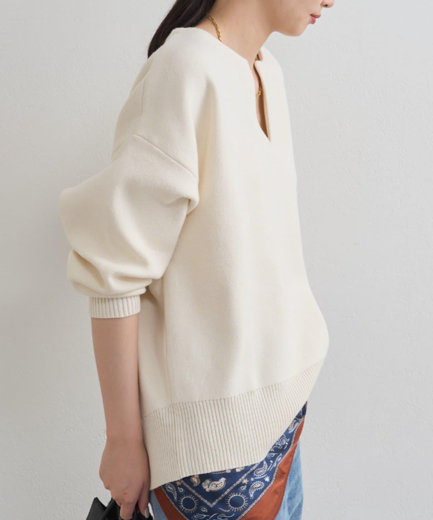 【@_shirabe.s_聯名】衛衣風翻領針織衫