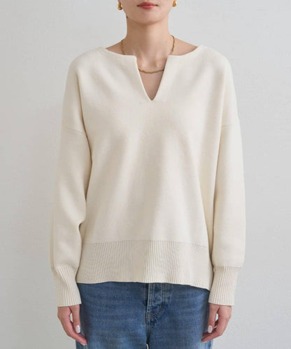 【@_shirabe.s_聯名】衛衣風翻領針織衫